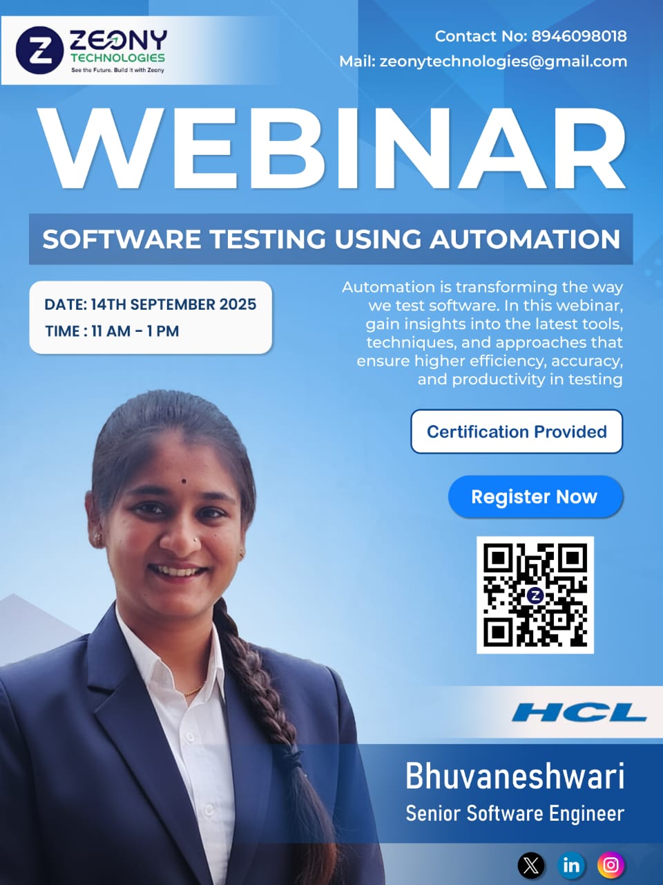 Webinar: Software Testing Using Automation